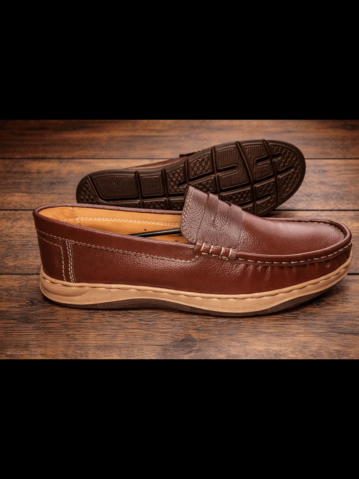Premium Royal Cobra 100% Cow Leather dark brown Color Loffer_img_1