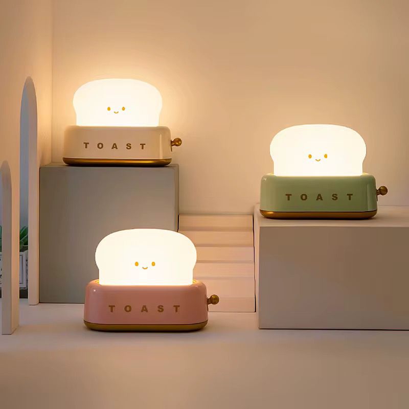 স্মাইল টোস্টার LED নাইট লাইট - ৮০০ এমএএইচ রিচার্জেবল | Hoomi Nook - Image 4