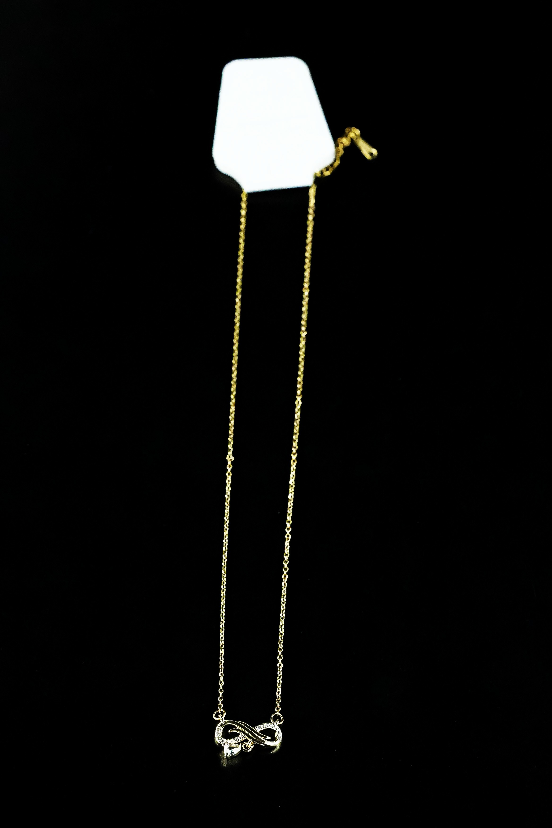 Forest Single Diamond Laurel Goddess Wheat Pendant Necklace_img_4