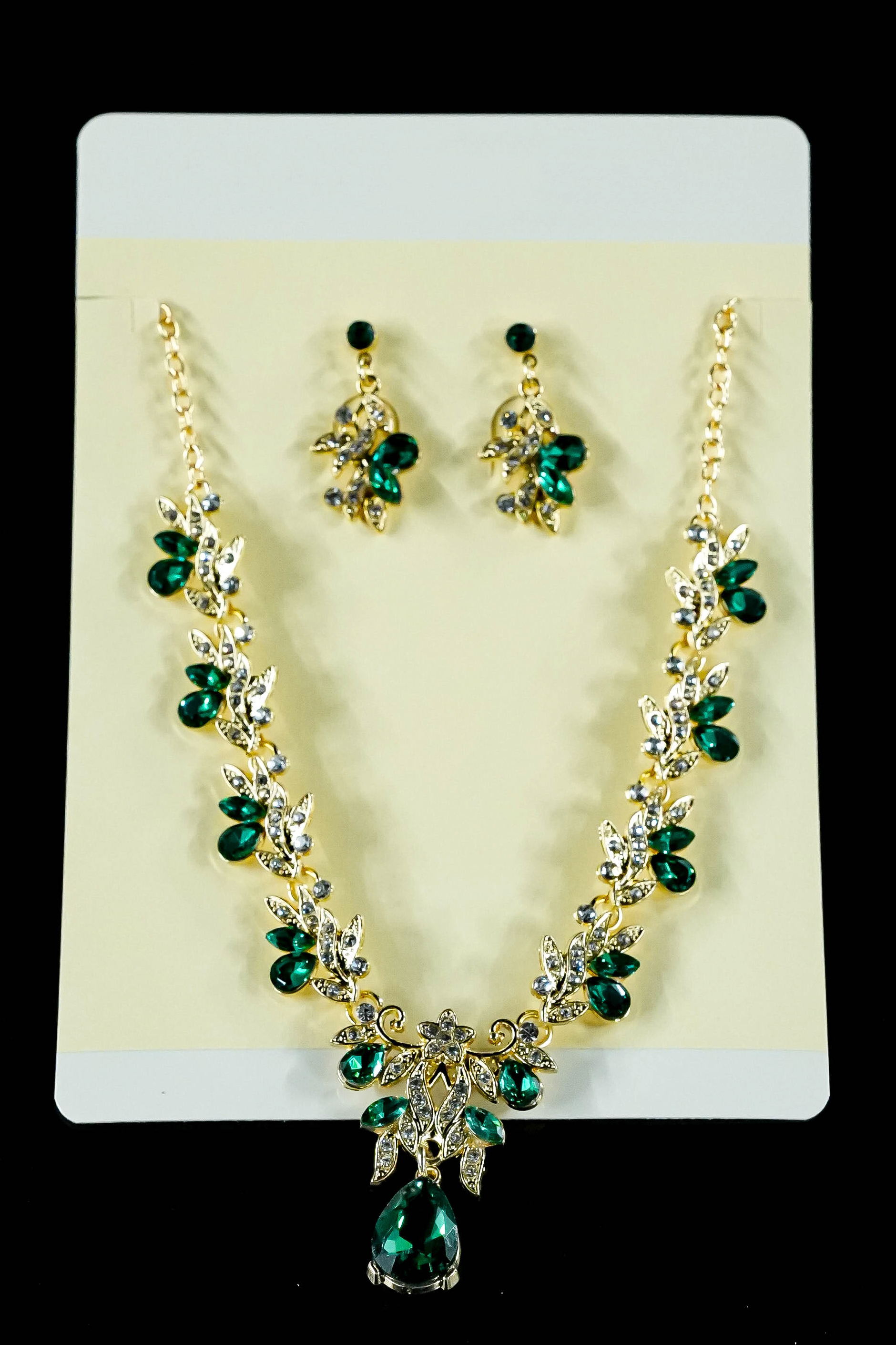 Necklace Earrings suit Crystal_img_1