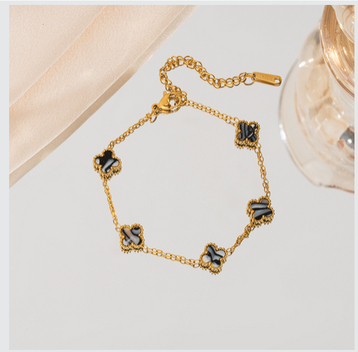 Four-Leaf Clover Bracelet