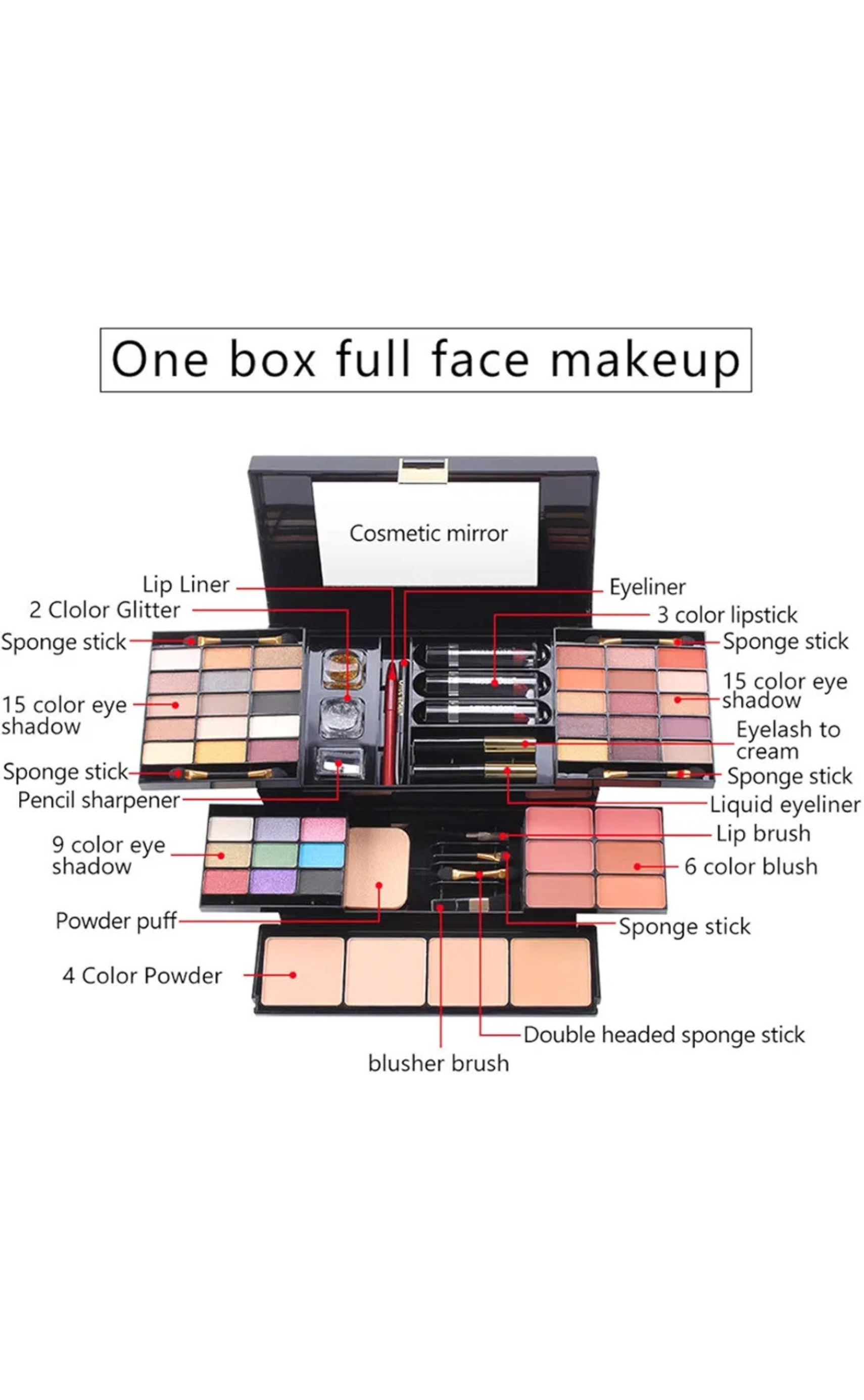 Miss Rose Pro Makeup Box - Image 7