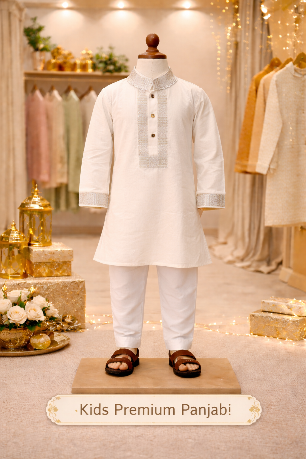 Kids Premium Panjabi Set with Paijama - Image 2