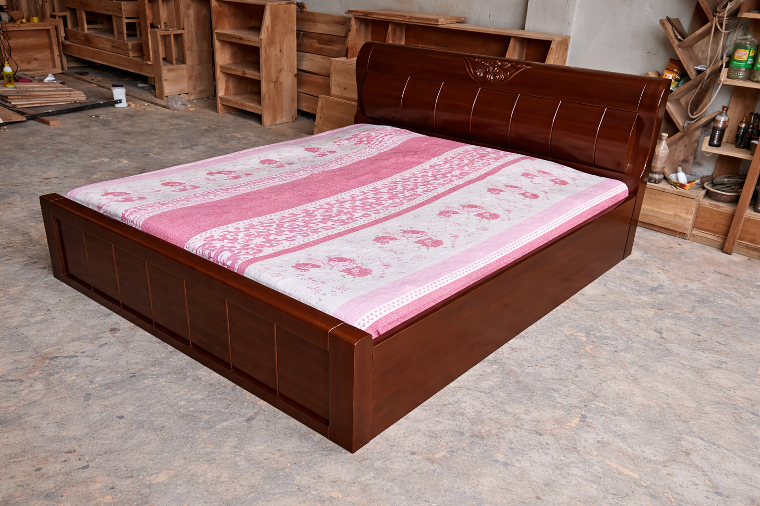 Modern Wooden Bed – WCF-Code-BD-540-1_img_4