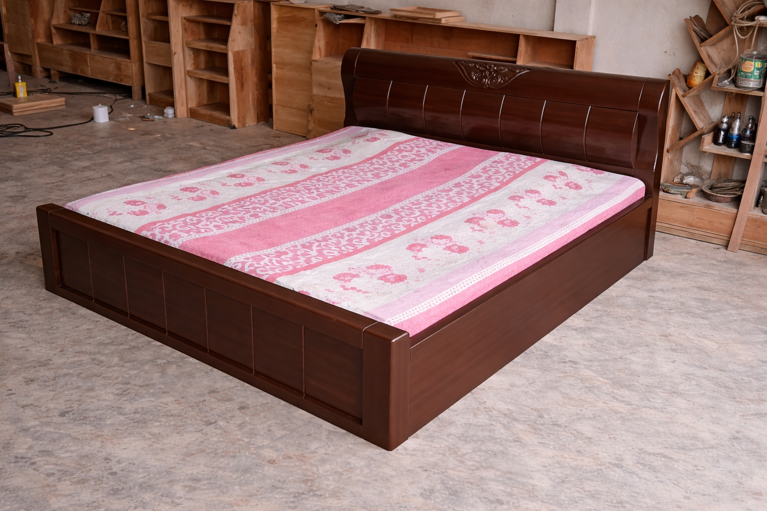 Modern Wooden Bed – WCF-Code-BD-540-1_img_3
