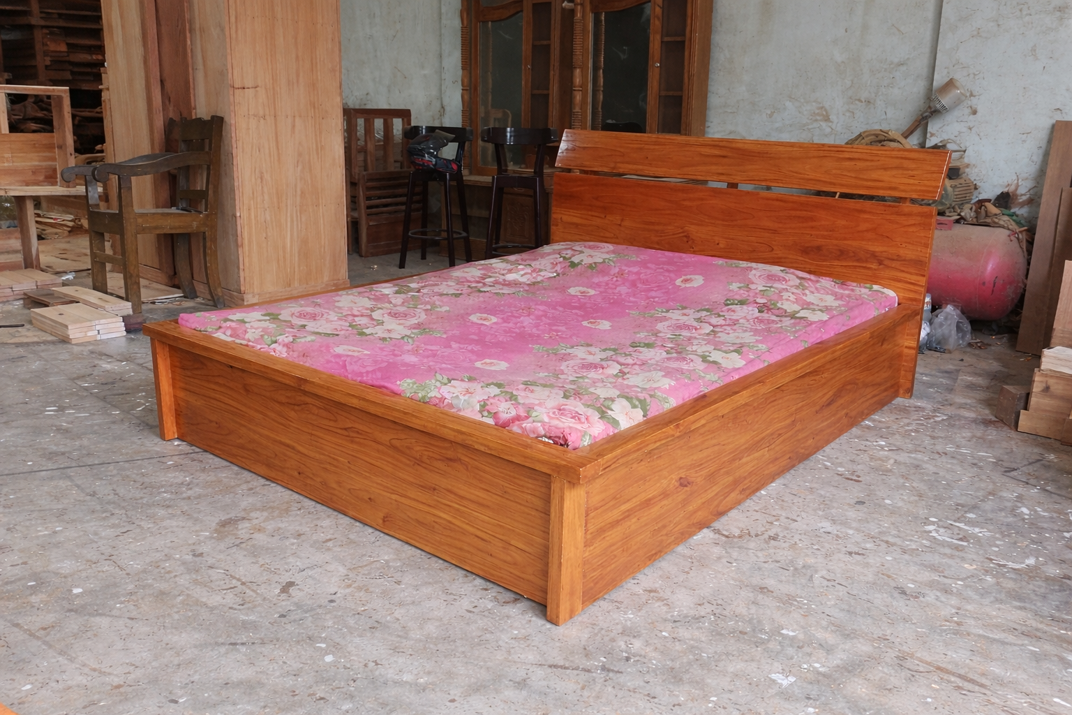 Modern Wooden Bed – WCF-Code-BD-508-1_img_0