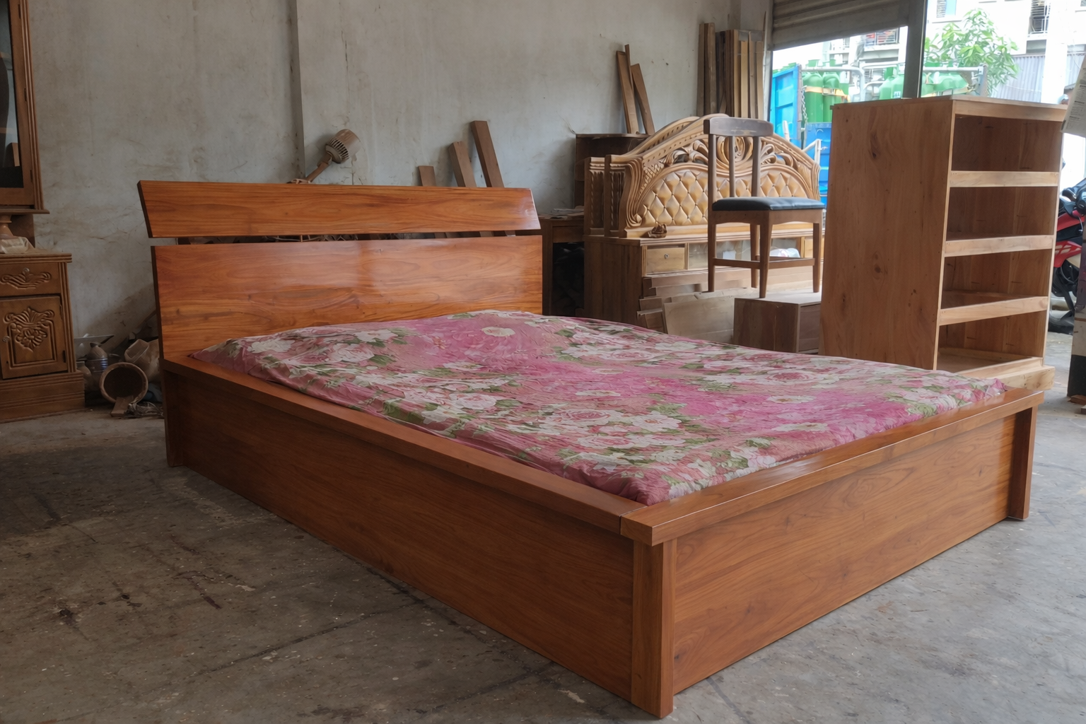 Modern Wooden Bed – WCF-Code-BD-508-1_img_1