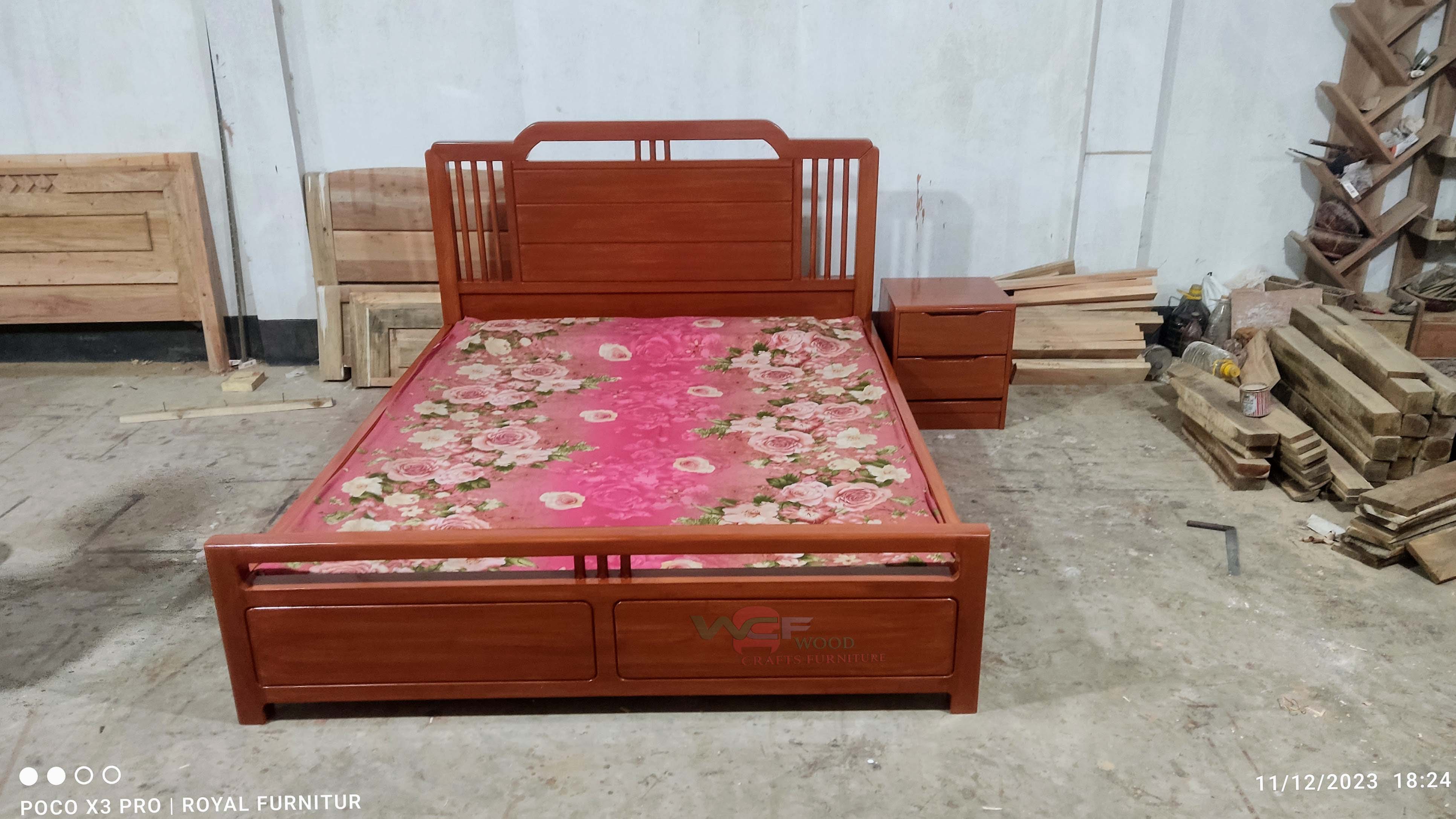 Sami Box Bed | Wooden Storage Bed Bangladesh | WCF-Code-BD-324_img_0