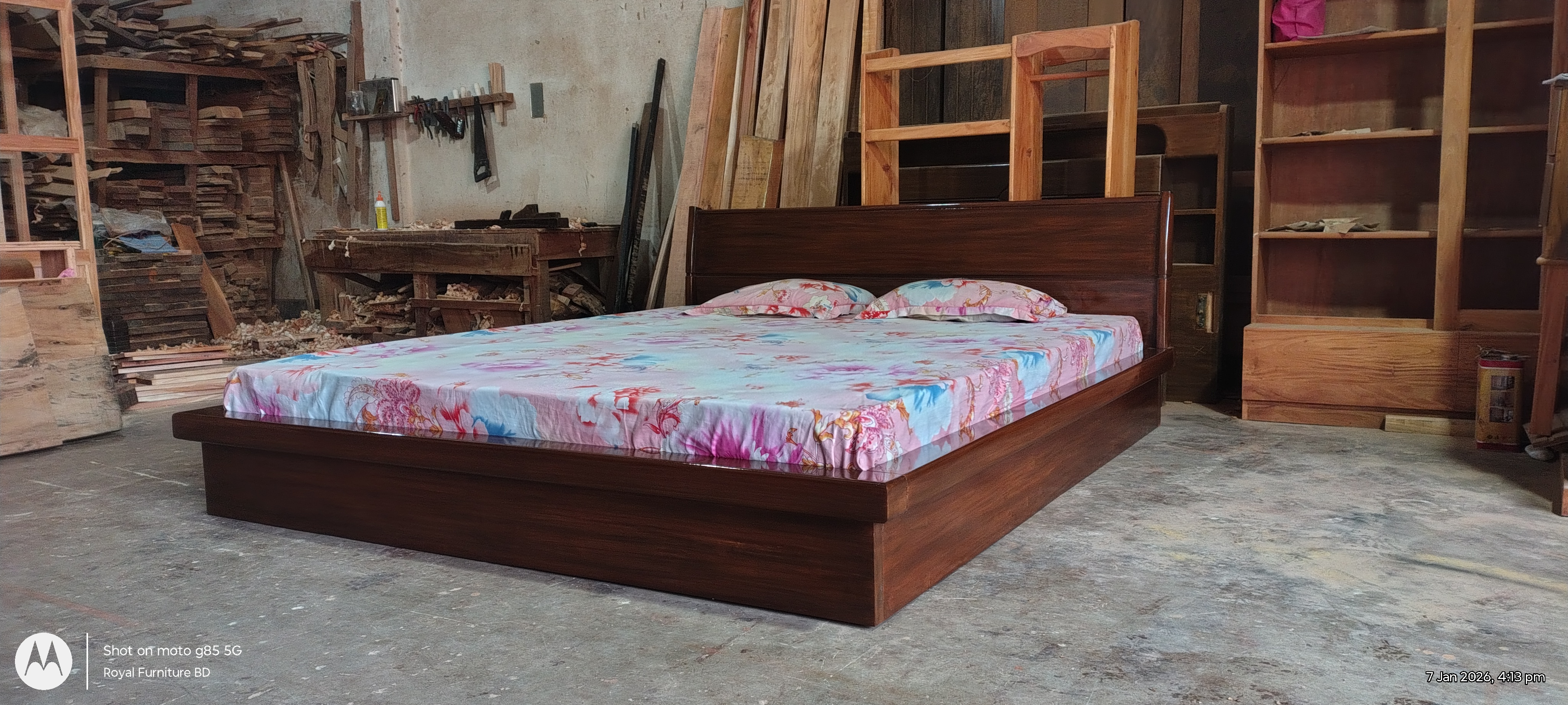 Full Box Bed | Wooden Storage Bed Bangladesh | WCF-Code-BD-315-1_img_0