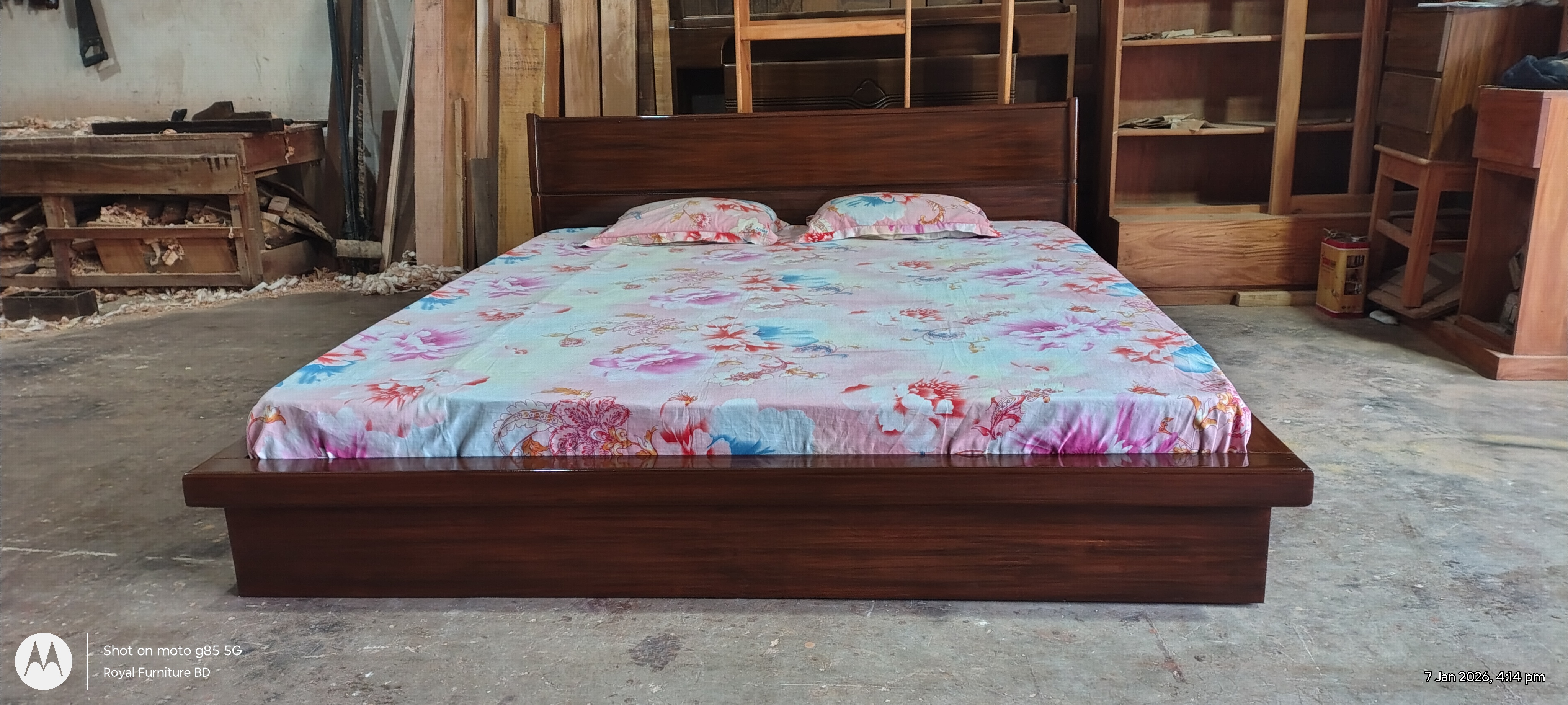 Full Box Bed | Wooden Storage Bed Bangladesh | WCF-Code-BD-315-1_img_1