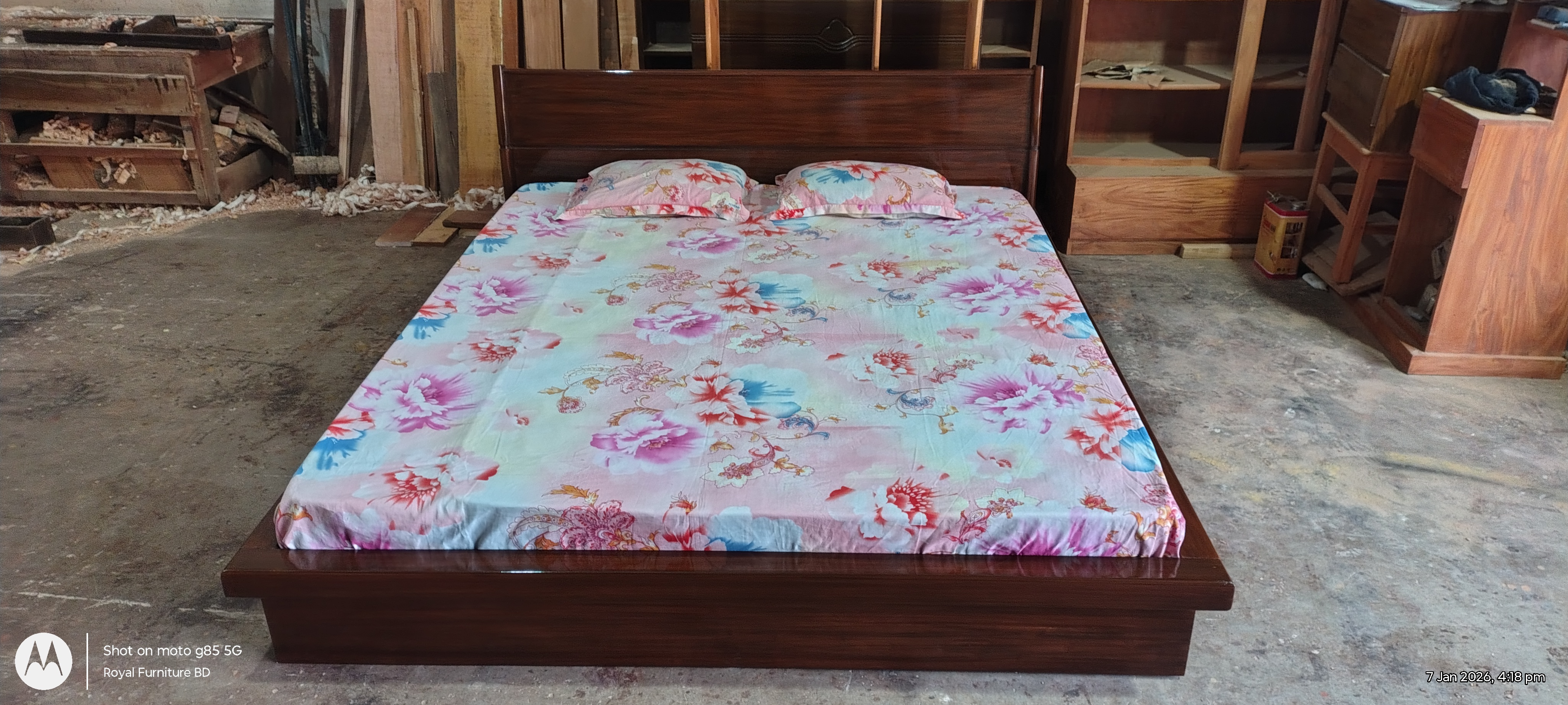 Full Box Bed | Wooden Storage Bed Bangladesh | WCF-Code-BD-315-1_img_3