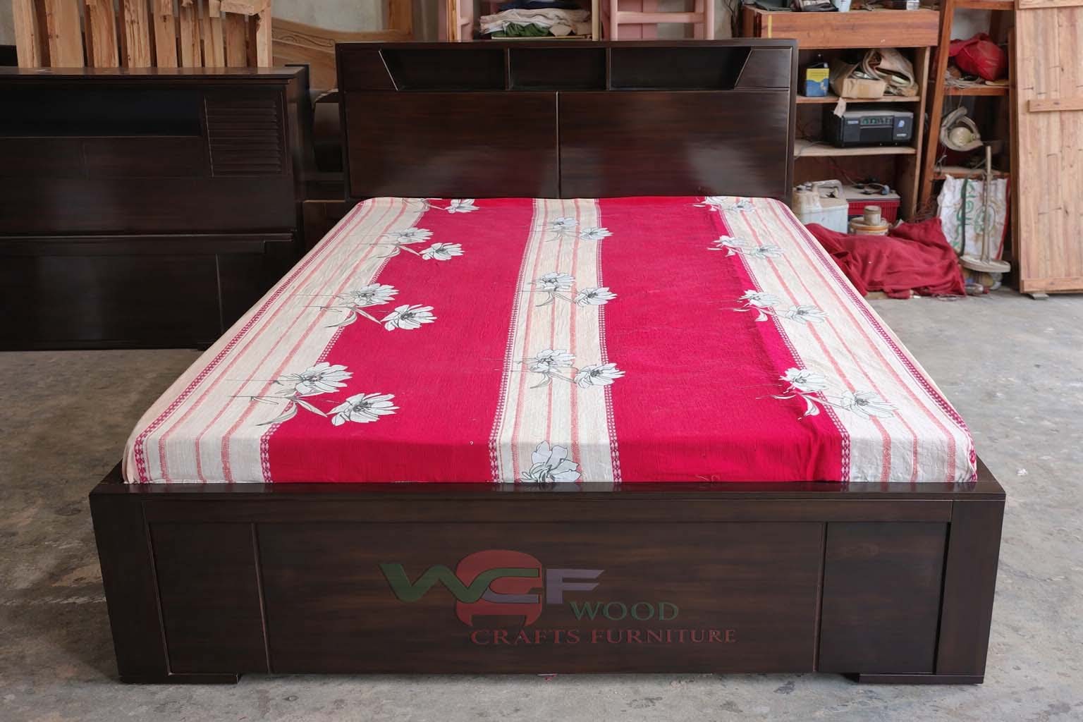 Full Box Bed | Wooden Storage Bed Bangladesh | WCF-Code-BD-101_img_0