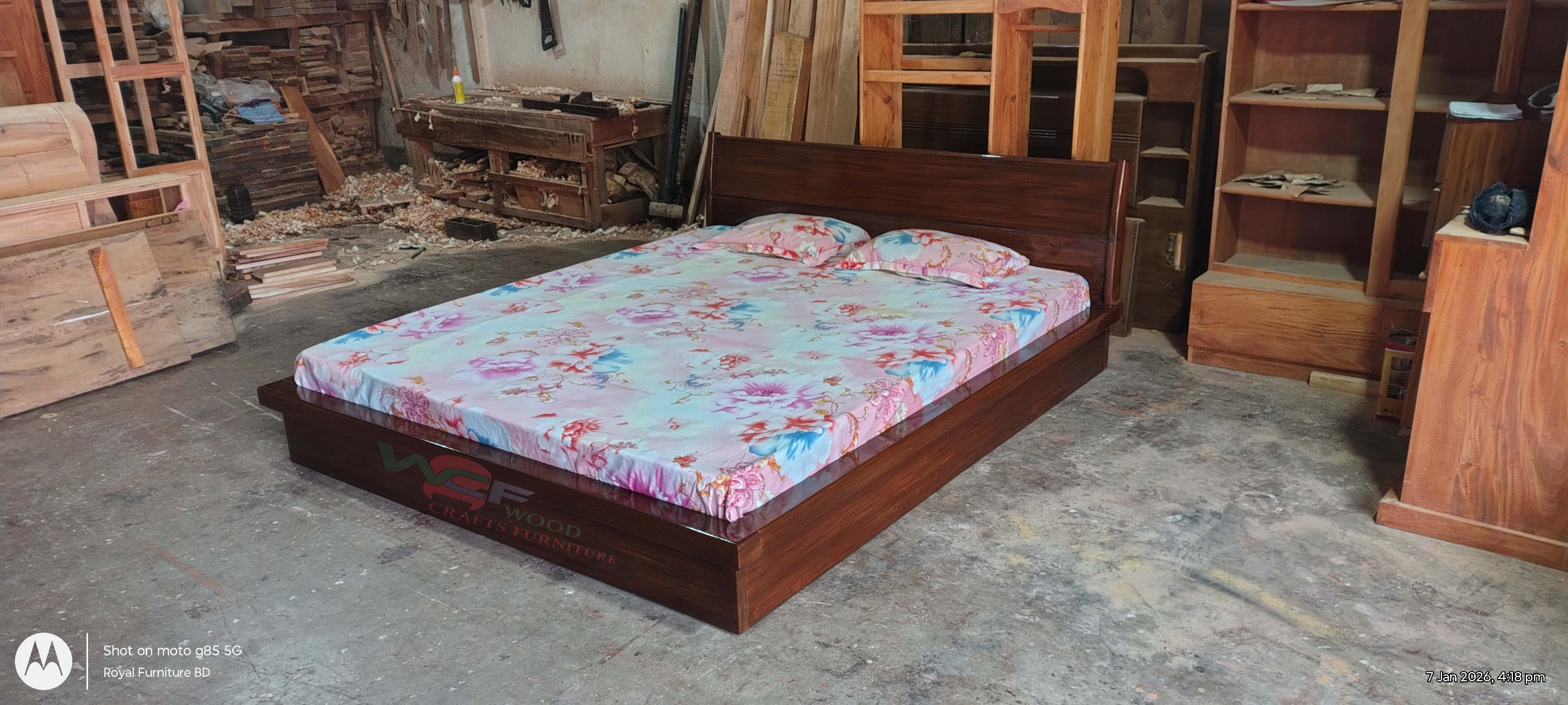 Full Box Bed | Wooden Storage Bed Bangladesh | WCF-Code-BD-315-1_img_5
