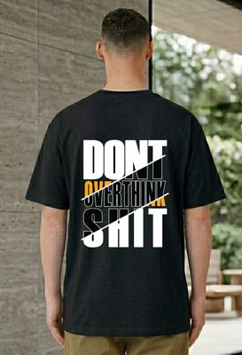 Minimalist Don’t Overthink Graphic T-Shirt_img_3
