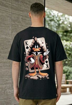 “Daffy Duck King Playing Card Graphic T-Shirt” 👕🂮_img_0