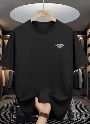 Solid Colour Drop Shoulder T-Shirt_img_1