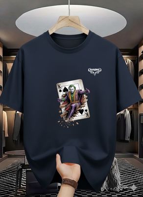 Joker King of Spades Graphic White T-Shirt_img_3