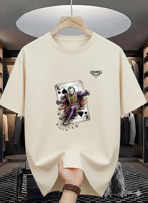 Joker King of Spades Graphic White T-Shirt_img_4