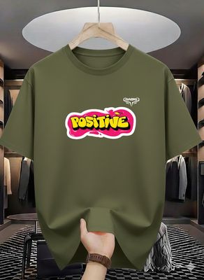 Positive Splash Print Oversized T-Shirt_img_0