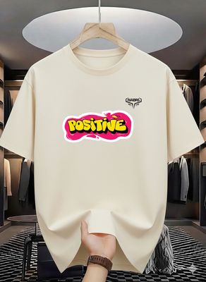 Positive Splash Print Oversized T-Shirt_img_2