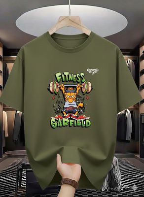 Garfield Gym Workout Cartoon T-Shirt_img_4