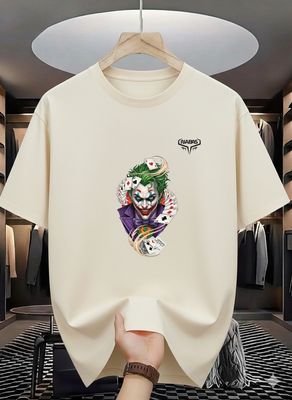 Joker Playing Cards Graphic T-Shirt_img_1