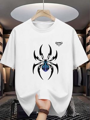 NABAS Spider Art Premium Drop Shoulder T-Shirt_img_4