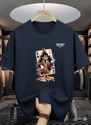 Daffy Duck King Card Graphic T-Shirt_img_2
