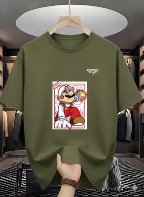 Super Mario Fire Power Graphic T-Shirt_img_4