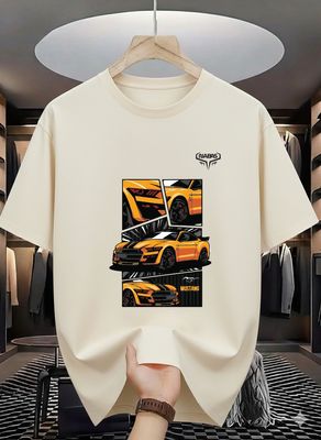 Mustang Sports Car Graphic T-Shirt_img_2