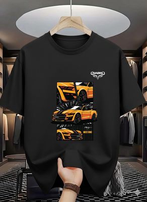 Mustang Sports Car Graphic T-Shirt_img_3