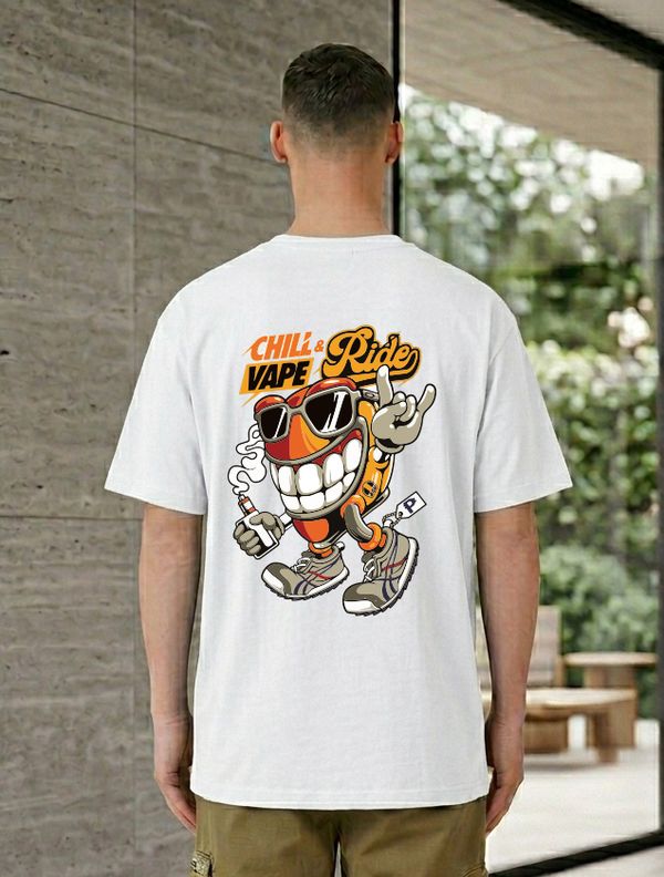 “Chill & Ride Street Style Graphic T-Shirt” 👕🔥