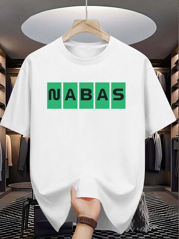 NABAS Signature Streetwear Drop Shoulder T-Shirt