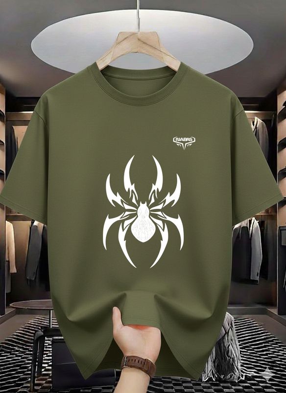 NABAS Spider Art Premium Drop Shoulder T-Shirt