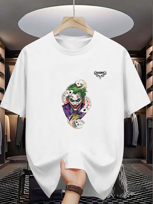 Joker Playing Cards Graphic T-Shirt