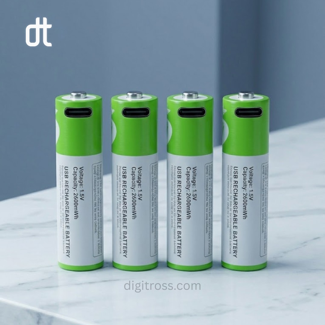 SmarToools RB40 Type-C Rechargeable Battery AA/AAA 4 Pcs Set (1.5V, 2600mWh)_img_2