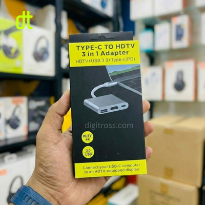 3-in-1 USB-C Hub Adapter with 4K HDMI & USB 3.0 Ports – Type-C to HDMI Multiport Converter for Laptop, MacBook, Tablet & Android_img_0