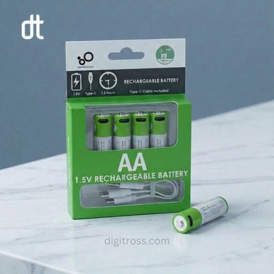 SmarToools RB40 Type-C Rechargeable Battery AA/AAA 4 Pcs Set (1.5V, 2600mWh)_img_1