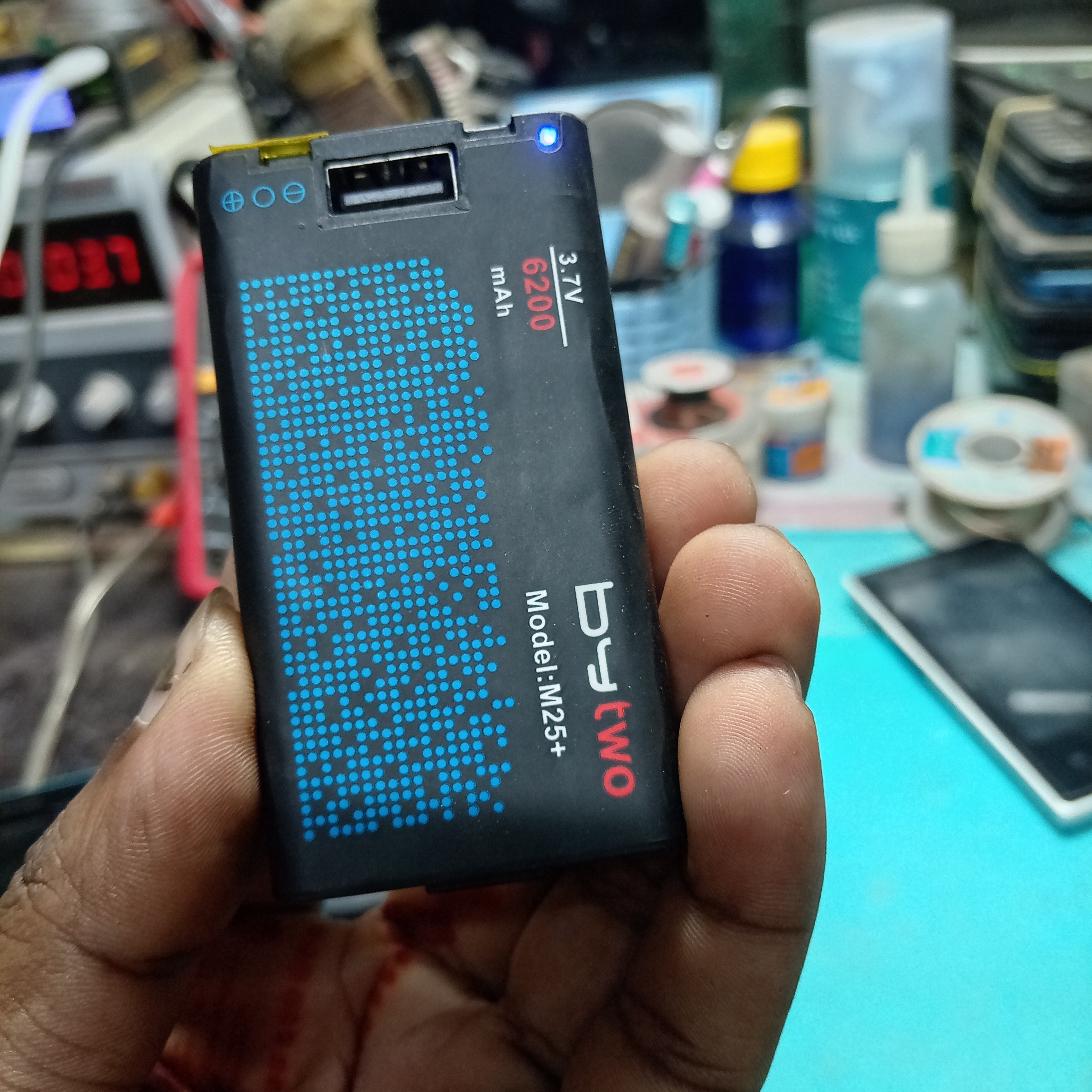 Power Bank Battery 6200mah.