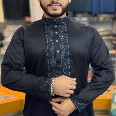 Cot Sequence Embroidery Panjabi_img_1