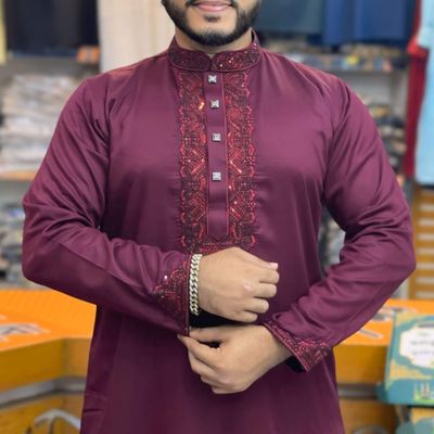 Cot Sequence Embroidery Panjabi_img_2