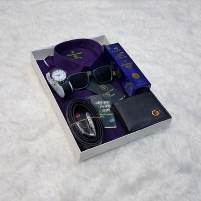 Purple Shirt Gift Combo For Men_img_0