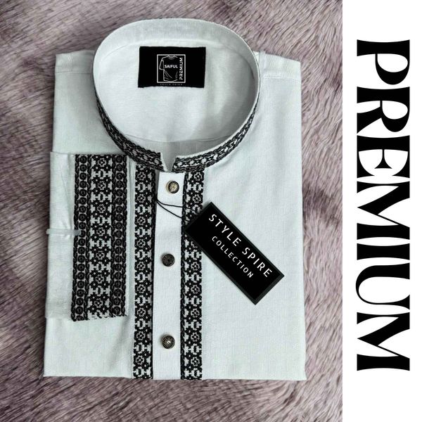 Embroidered Semi-Formal Panjabi