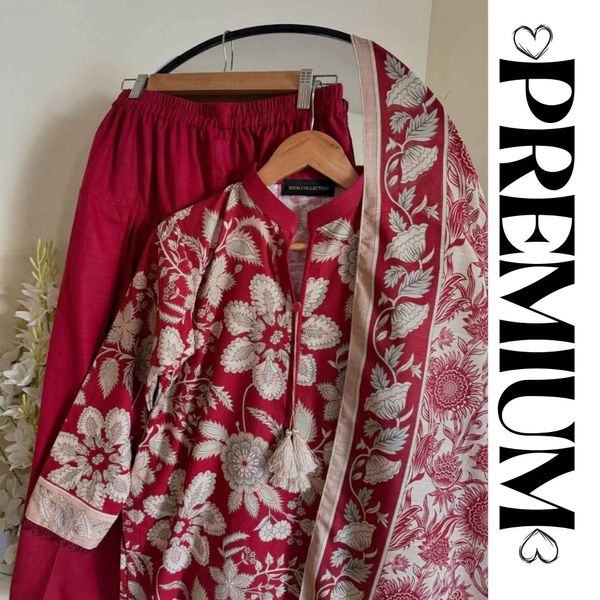 Stylish Digital Print Three Piece