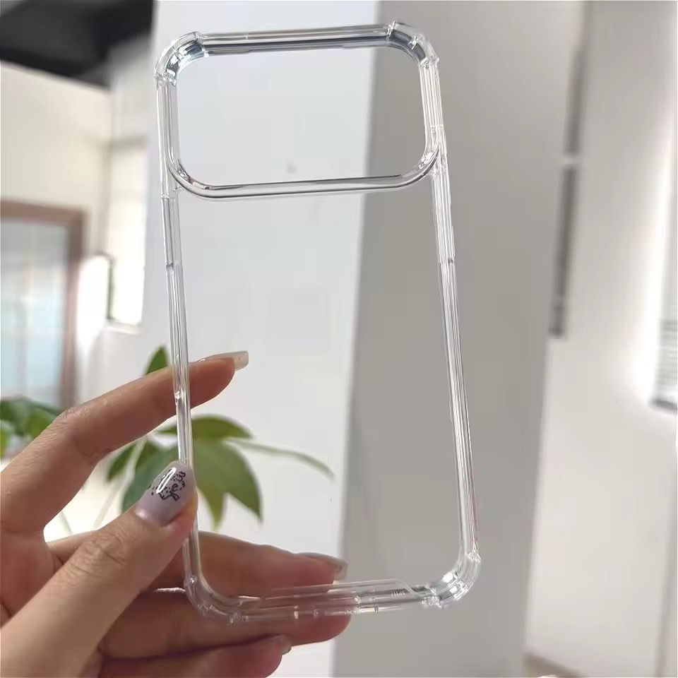 New Four-Corner Anti-drop Soft Clear Case for iPhone 17 Pro/Max Shockproof transparent Case