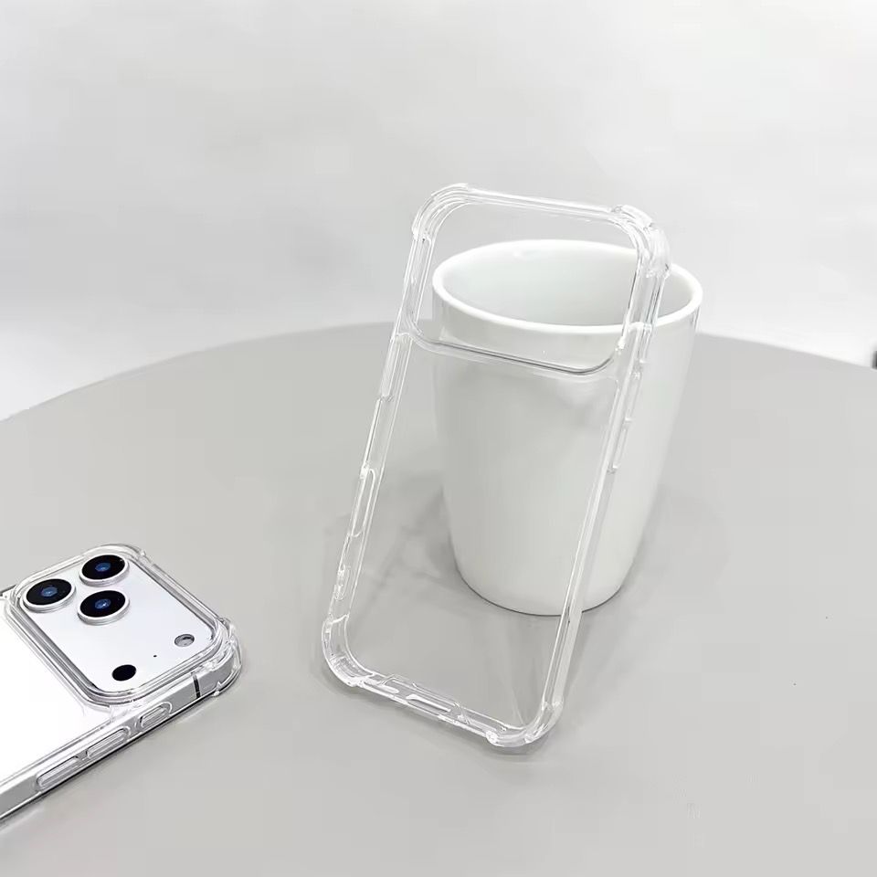 New Four-Corner Anti-drop Soft Clear Case for iPhone 17 Pro/Max Shockproof transparent Case_img_3