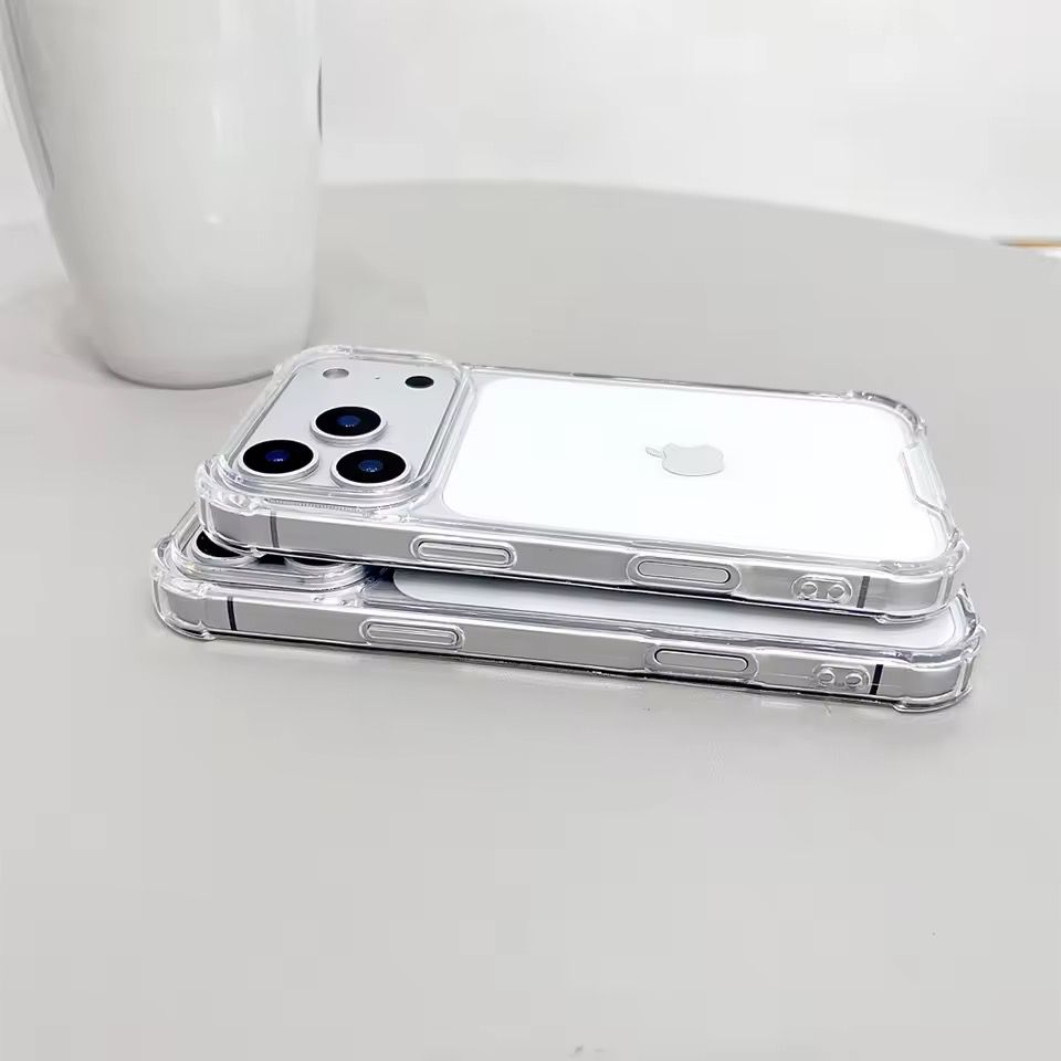 New Four-Corner Anti-drop Soft Clear Case for iPhone 17 Pro/Max Shockproof transparent Case_img_4