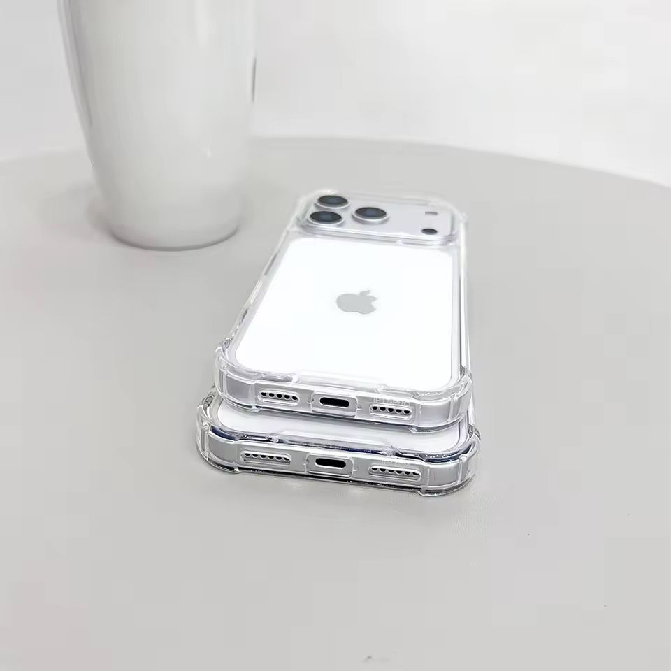 New Four-Corner Anti-drop Soft Clear Case for iPhone 17 Pro/Max Shockproof transparent Case_img_5