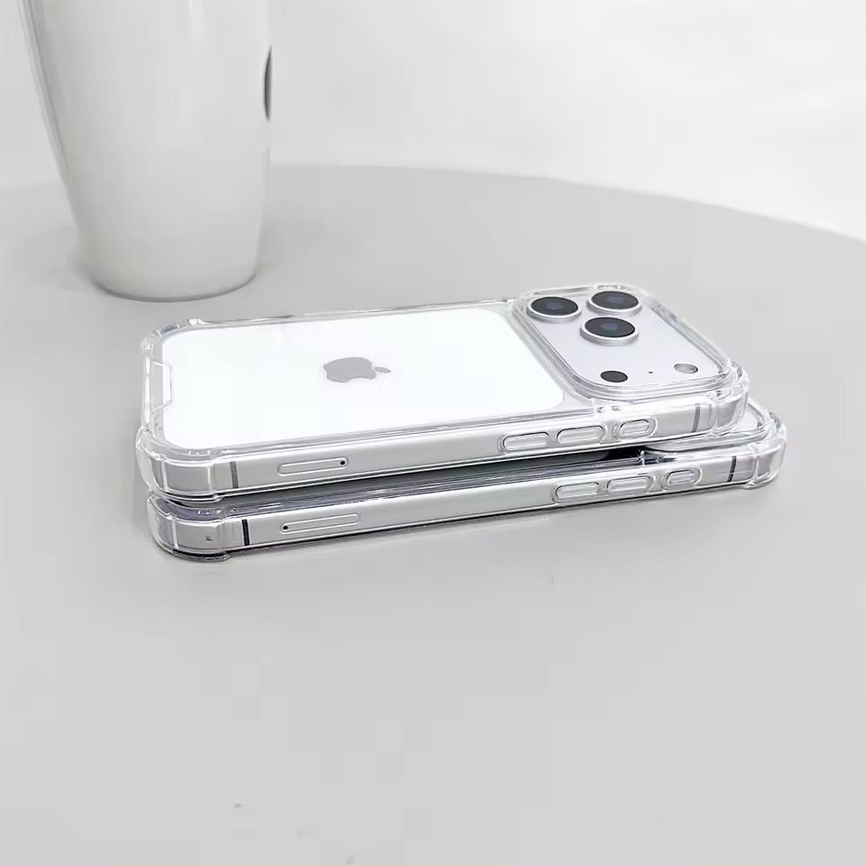 New Four-Corner Anti-drop Soft Clear Case for iPhone 17 Pro/Max Shockproof transparent Case_img_7