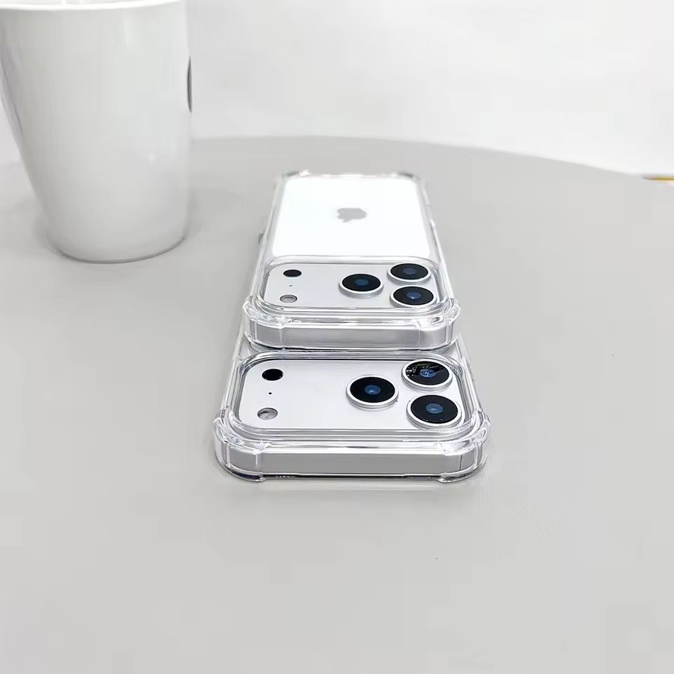 New Four-Corner Anti-drop Soft Clear Case for iPhone 17 Pro/Max Shockproof transparent Case_img_6